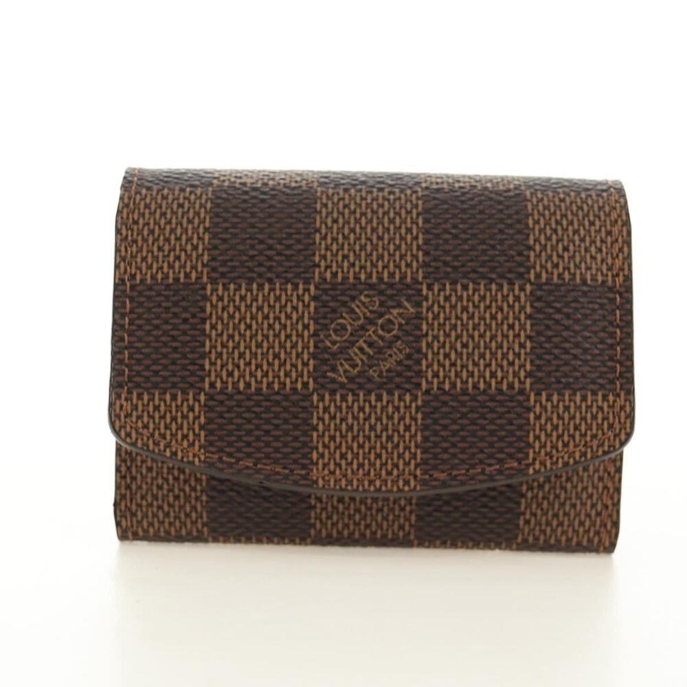 Louis Vuitton Damier Ebene Buton De Manchette Cuffs Brown